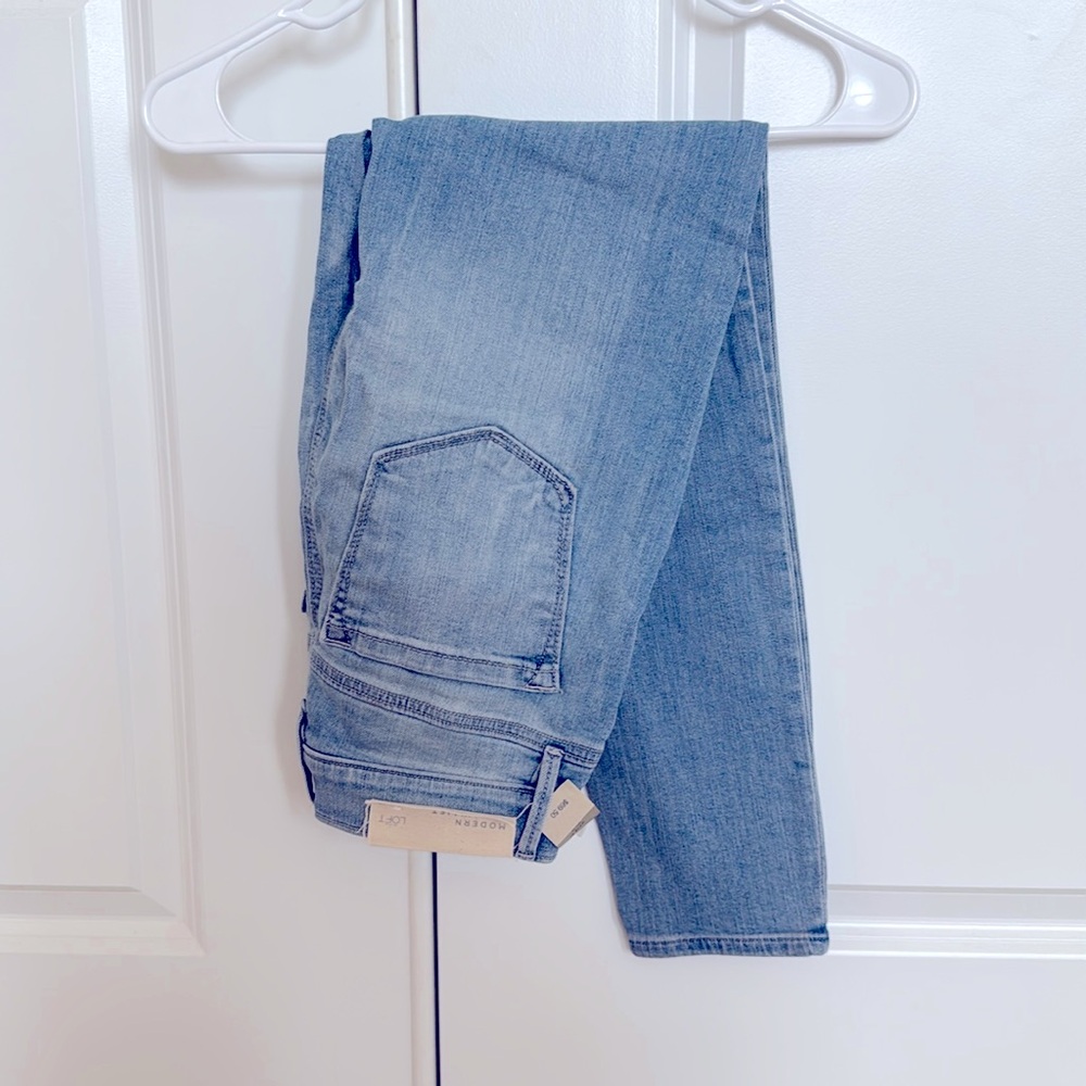 LOFT PETITE - High Waisted Skinny Ankle Denim Jeans - Size 4 / 27